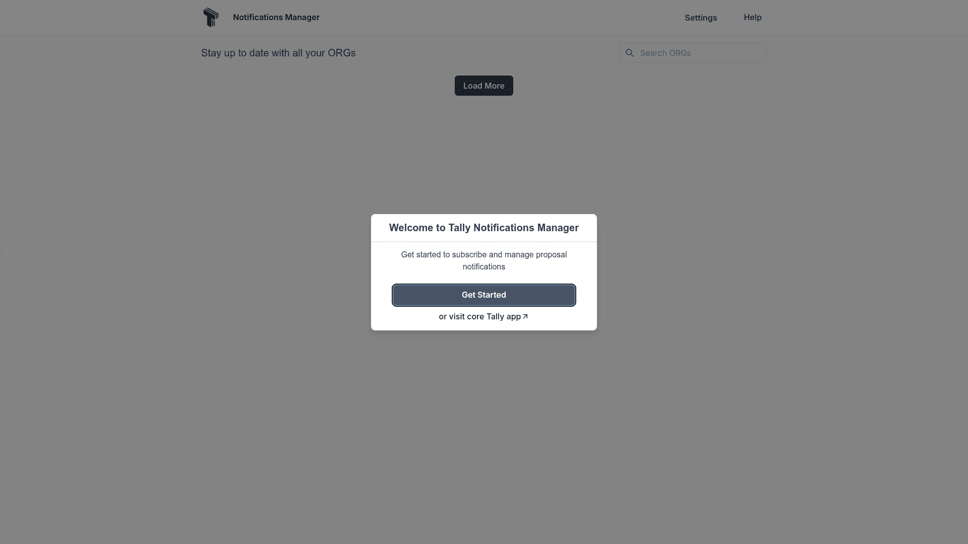 Tally Notifications — A notifications marketplace for Tally governance, enabling users to subscribe to and manage DAO proposal alerts.